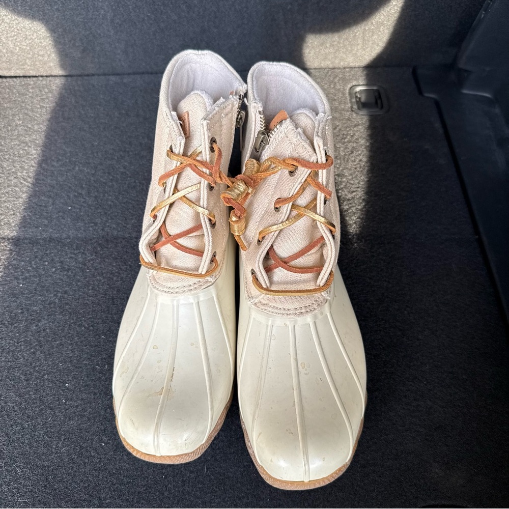Sperry Women's Saltwater Duck Boots Size 7.5